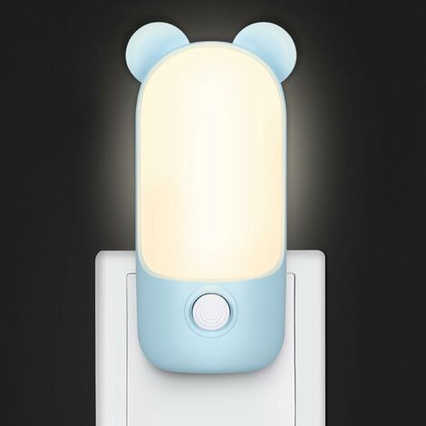 Veilleuse Prise Electrique, Veilleuse pour Enfants avec 2 Modes, LED Lampe  de Nuit Allaitement pour Décoration de Chambre, Veilleuse Murale Bébé pour  Escaliers/Couloir/Cuisine