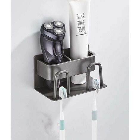 Porte-brosse à dents, porte-brosse à dents électrique sans perçage, support  mural en