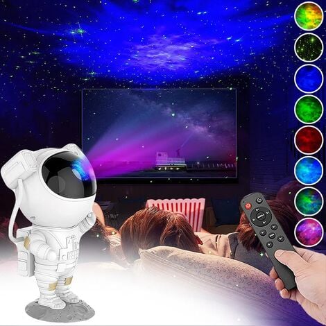 Enfants astronaute veilleuse LED ciel étoilé lumière projecteur lampe nuit  étoilée lumière Projection lampe fête chambre