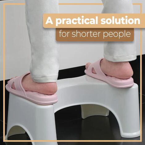 Tabouret de toilette - Tabouret de toilette pour une posture correcte -  Soulage la