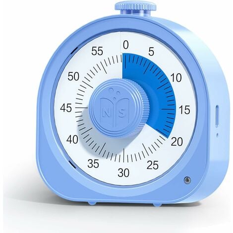 Minuterie rechargeable 60 minutes minuterie visuelle horloge de compte à  rebours de table pour enfants et