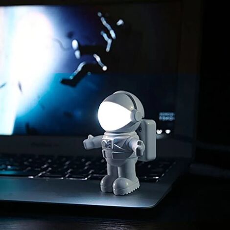 New Astronaut USB Powered Mini LED Night Light Lamp pour PC Laptop Reading
