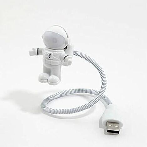 New Astronaut USB Powered Mini LED Night Light Lamp pour PC Laptop Reading