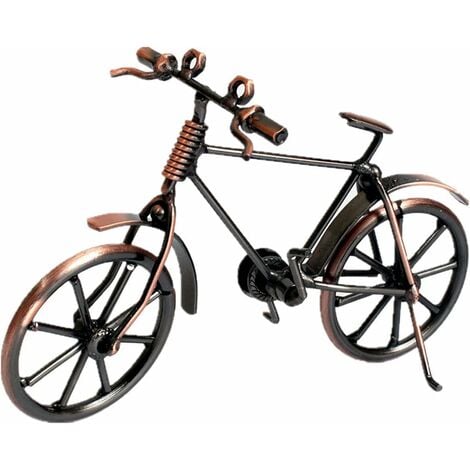 Vintage Iron bike Metal bike Model bike statue, modèle créatif de
