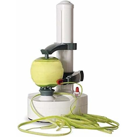 Eplucheur électrique Pro 3 fruits/légumes par min,Blanc 