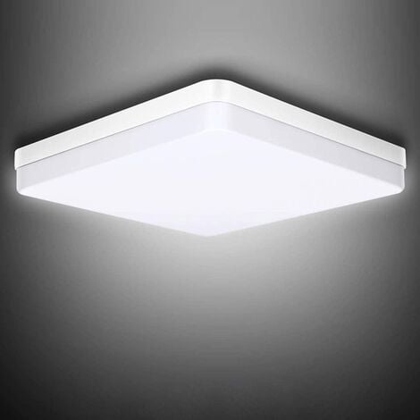 MYHOO 72W LED Plafonnier Plafonnier Salon Salle De Bains Cuisine Panneau  Luminaire Dimmable (3000-6500K)[Classe énergétique A++] : :  Luminaires et Éclairage