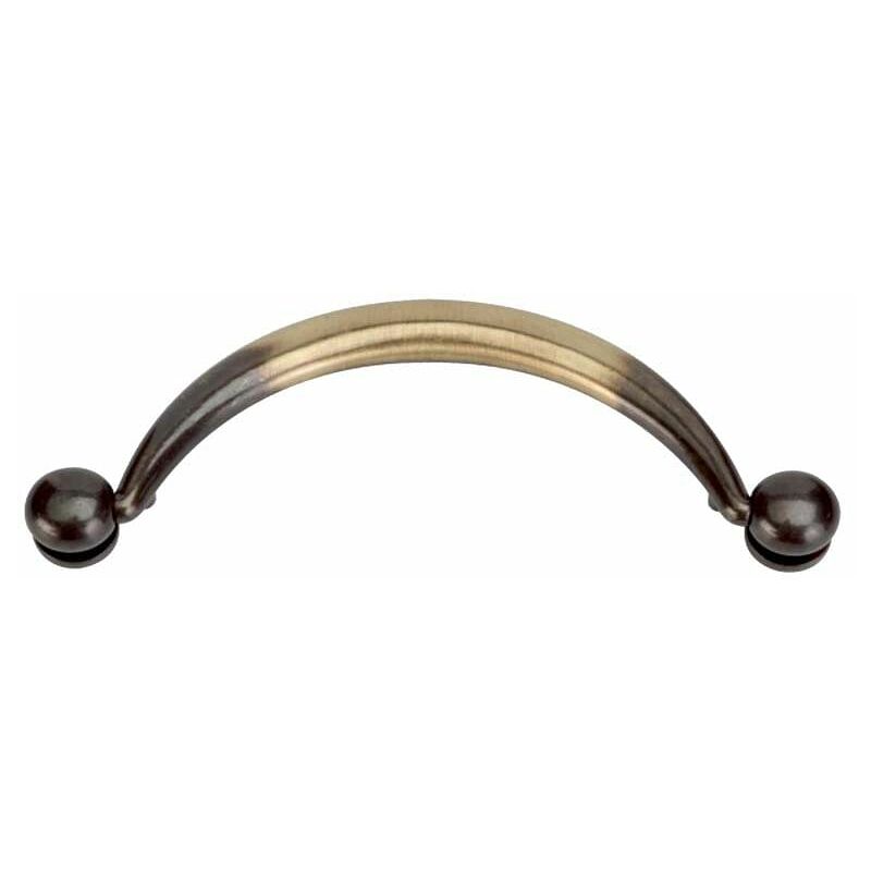 MANIGLIA PER MOBILI NAIROBI IN ZAMA 96 MM COLORE BRONZO ANTICO