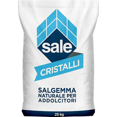 Sale per addolcitore in cristalli 25 kg