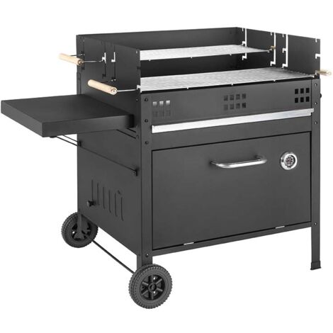 Barbecue a carbonella e legna con forno tocoa