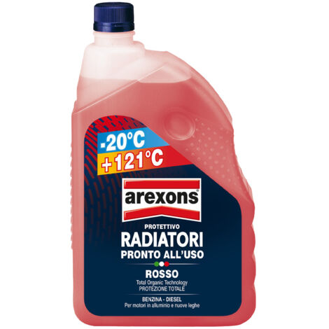 Liquido radiatori pronto alluso rosso arexons 2 lt