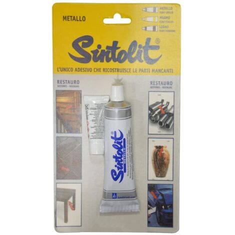 SINTOLIT TUBETTO DI STUCCO PER METALLI GRIGIO 60 ML