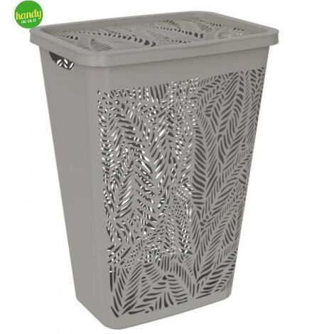 Portabiancheria Dea Home Jungle 55 lt grigio (1/2)