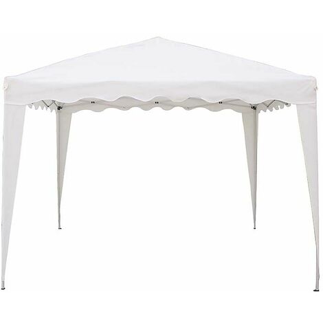 GARDENIA Gazebo pieghevole struttura in metallo 3x2 colore bianco
