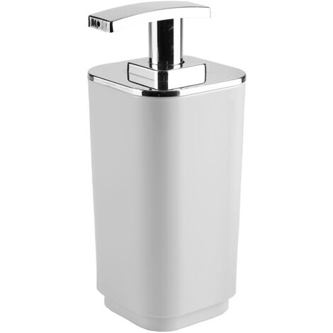Dosasapone d' appoggio GEDY linea Seventy in resina colore Bianco