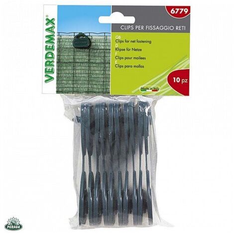 10 pz gancio per rete ombreggiante telo ombra verde in plastica fissare fascetta