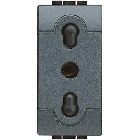 Presa 2p T 10/16a bipasso Serie Living