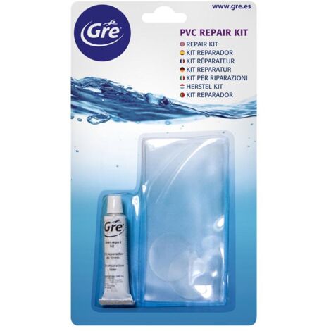 Kit di riparazione pvc, 4 patch di gomma