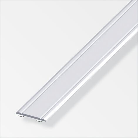 PROFILO DI RACCORDO AUTOADESIVO 30X2 ALLUMINIO ARGENTO 1 METRO