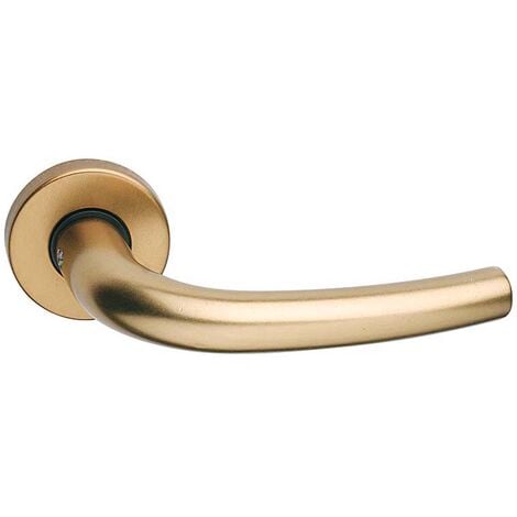 Maniglia In Ottone Modello Sei Con Rosette - Finitura Bronzo Graffiato | Per Mobili E Porte - Foto 9