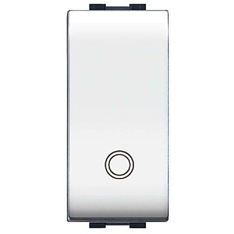 ELETTROCANALI Pulsante life, unipolare 16 ax, colore bianco
