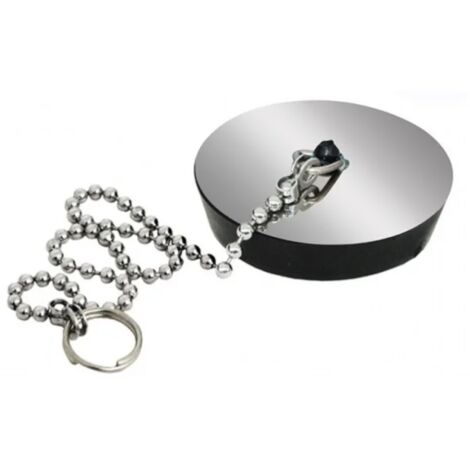 TAPPO CON CATENA E PLACCA INOX