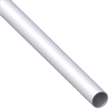 Tubo Tondo 20X1 Alluminio Argento 1Metro