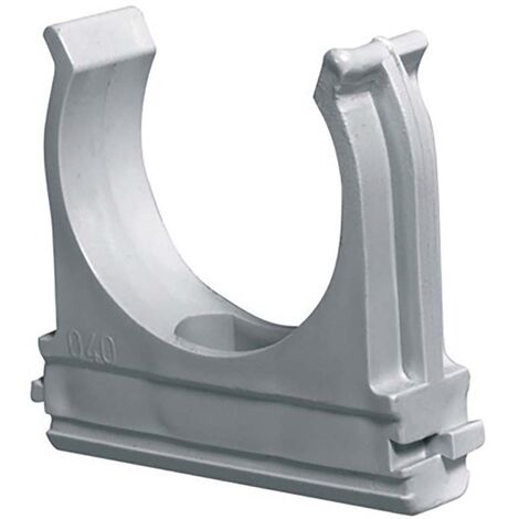 ELETTROCANALI Clip fissa tubo a scatto diametro 20 - 10pz