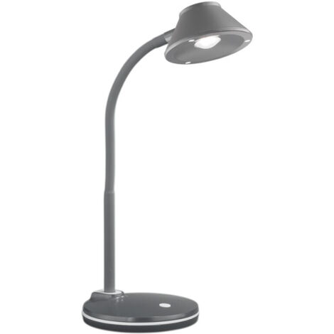 Lampada led da tavolo berry, flessibile, 3,2 w, h.44 cm, colore antracite (1/4)