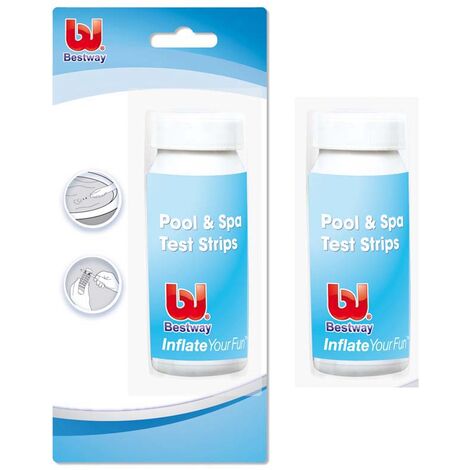 BESTWAY Kit Test PH Cloro Alcalinita' Piscina Misurazione Valori Acqua Strisce Reagenti