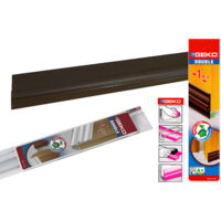 Geko profilo adesivo sottoporta in PVC 1m 38mm marrone