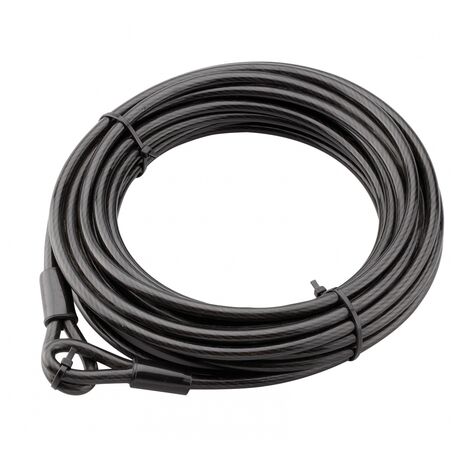 THIRARD - Câble antivol Twisty, vélo, abris de jardin, Ø 8, 12.00m, acier gaine PVC - THIRARD