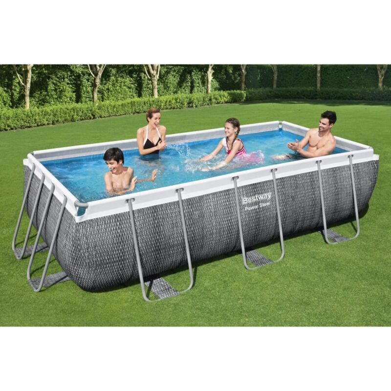 Prolenta Premium Power Steel Swimmingpool-Set 404x201x100 cm