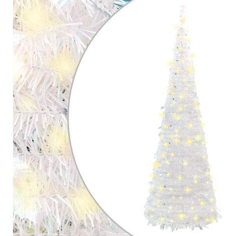 Prolenta Premium Pop-Up-Weihnachtsbaum Künstlich 200 LEDs Weiß