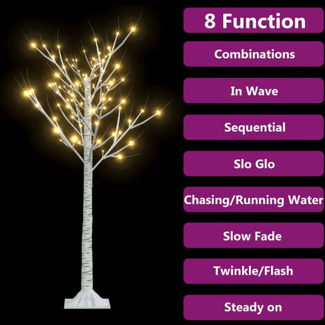 Prolenta Premium Weihnachtsbaum 120 LEDs 1,2 m Warmweiß Indoor