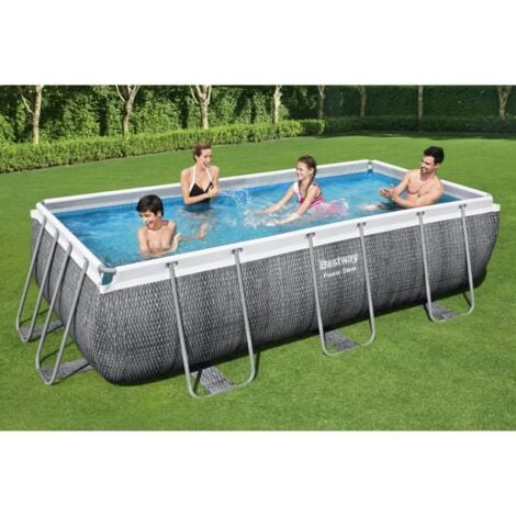 Prolenta Premium Power Stahlrahmen-Pool Set 404x201x100 cm