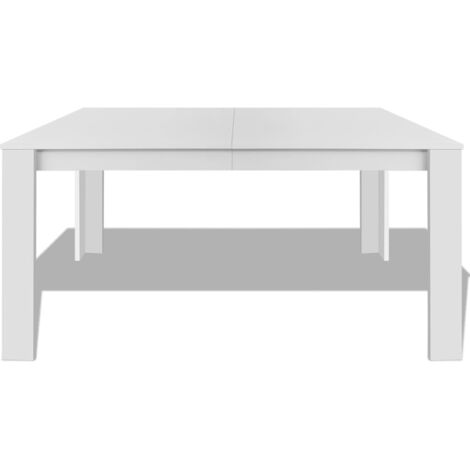 Prolenta Premium Esstisch 140x80x75 cm Weiß