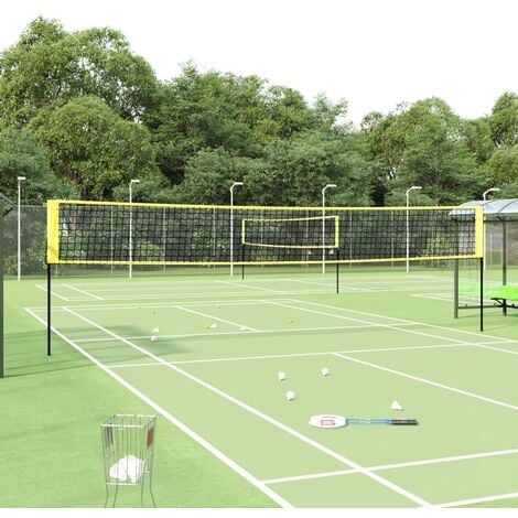 Prolenta Premium Badminton-Netz Gelb und Schwarz 600x155 cm