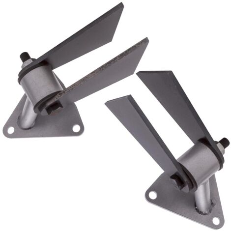Motorhalterungssatz für Chevy-Motoren Großer kleiner Block BBC SBC 350 396 454Paar Motor Motorhalterung Kit für Chevy 350 396 454 BBC SBC Schwarz Silber (1/5)