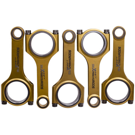 H-Beam Connecting Rods Bielle for Volvo 850 T5 V70 S70 2.3L B5234T 139.5mm (1/5)
