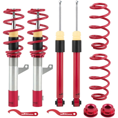 Kit Assetto A Ghiera Regolabile in Altezza for VW Golf 5 6 V VI Audi A3 8P