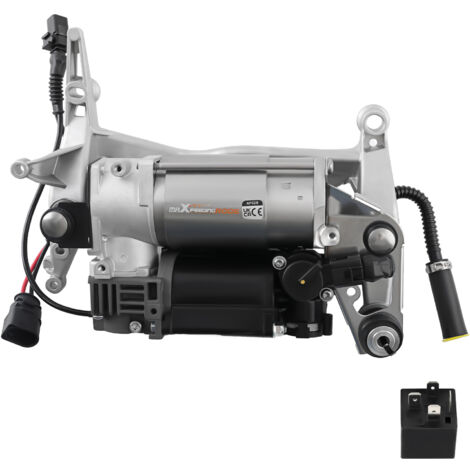 Compressore per sospensioni pneumatiche + staffa for Audi Q7 4L 4L0698007B (1/5)
