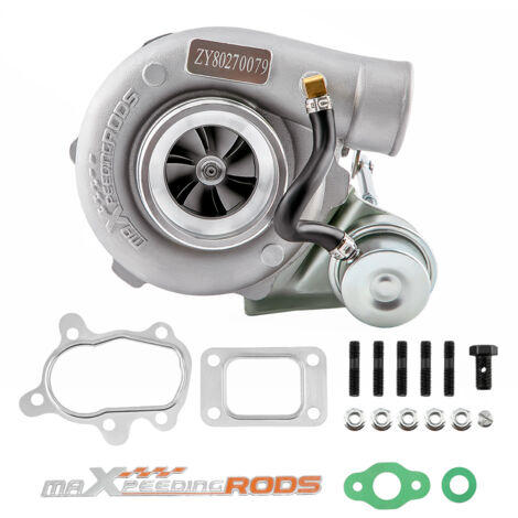 Water + Oil T25 T28 Turbo Turbocompressore for Audi / VW / Seat / Skoda 1.8 T (1/5)