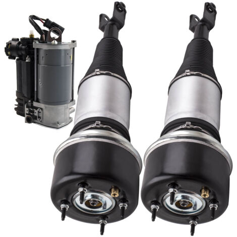 2x Anteriore Ammortizzatori Ad Aria SX/DX & Compressore for Jaguar XJ X350 X358 (1/5)