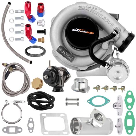 T04E T3 Universal Turbo & Spurgo dell'olio Kit Oil return line & BOV