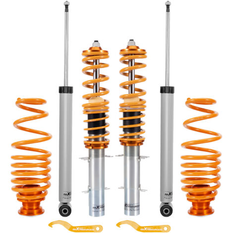 KIt Assetto a Ghiera Ammortizzatori for VW Golf 4 MK4 1J 1998-2007 Seat Leon 1M