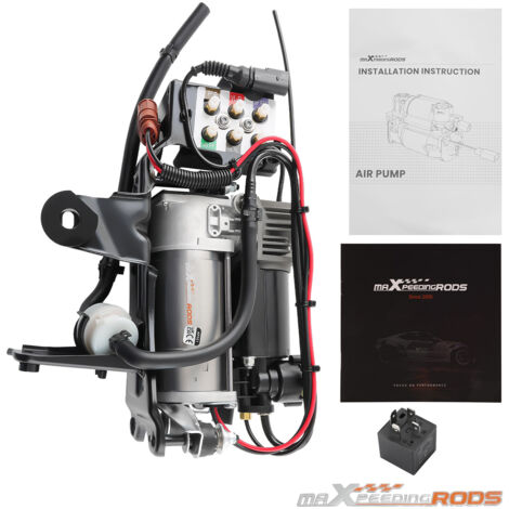 Compressore con staffa + blocco valvole for AUDI A6 C6 S6 4F Allroad Avant (1/5)