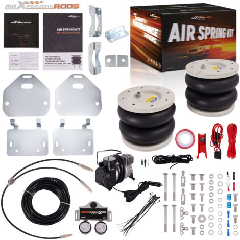 Kit Sospensioni Pneumatiche Doppio manometri for Nissan Interstar X70 1998-2010