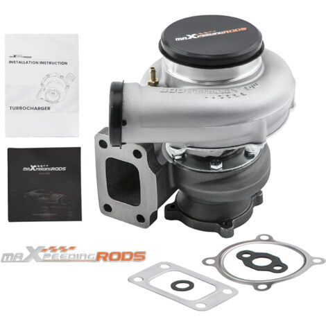 GT3582R GT35 Turbocompressore T3 Flangia AR 0.7/0.63 Acqua + Olio Turbo 2.5-6.0L (1/5)