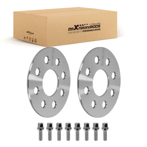 Coppia Distanziali 5mm Alluminio for Volkswagen 4x100 CB57.1 M12x1.5x32