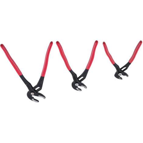 3 Pinze Autobloccanti Premium 180-300mm Acciaio Carbonio Impugnatura Ergonomica (1/5)